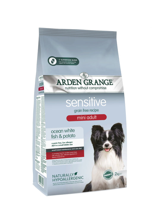 Arden Grange Dog Sensitive Mini Adult - Various Sizes - Chestnut Mill