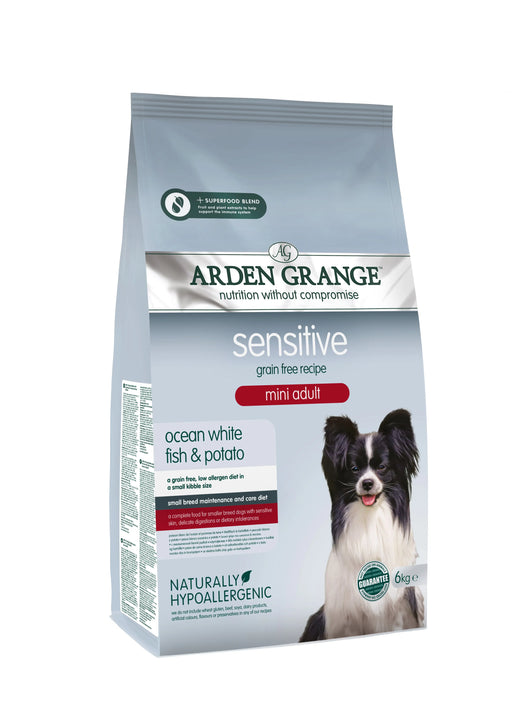 Arden Grange Dog Sensitive Mini Adult - Various Sizes - Chestnut Mill