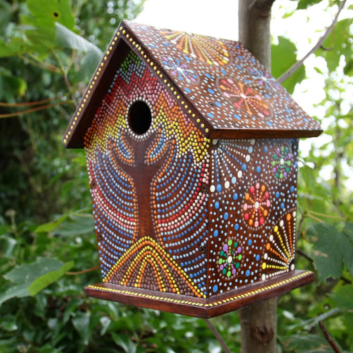 Artisan Bird Nest Box - Bali Island Range - Chestnut Mill