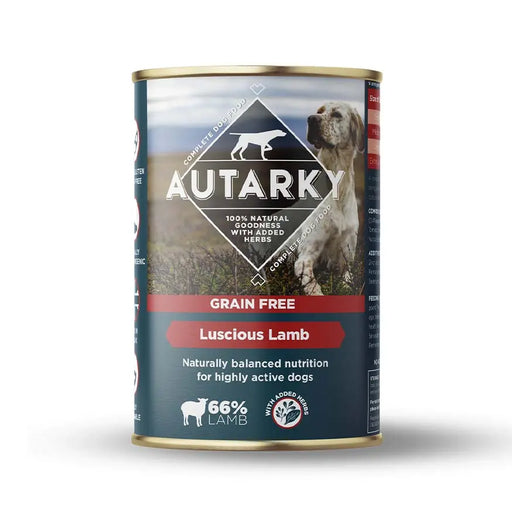 Autarky Grain Free Luscious Lamb with Veg Wet 12 x 395g - Chestnut Mill