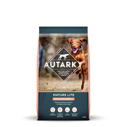 Autarky Salmon Mature Lite Dog Food  - Various Pack Sizes - AUGUST SPECIAL OFFER - 18% OFF - Chestnut Mill