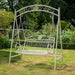 BLAISDON GARDEN SWING SEAT - CREAM - Chestnut Mill