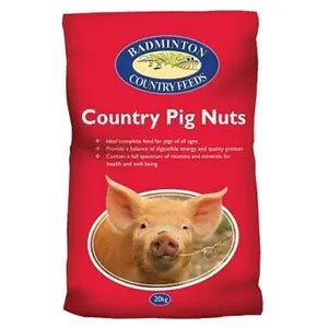 Badminton Country Pig Nuts - 20 kg - Chestnut Mill