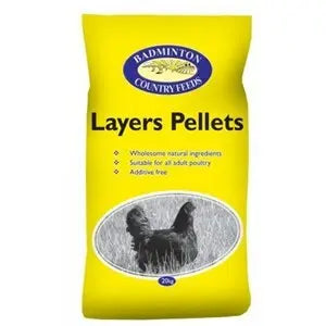 Badminton Poultry Layers Pellets - 20 kg - Chestnut Mill