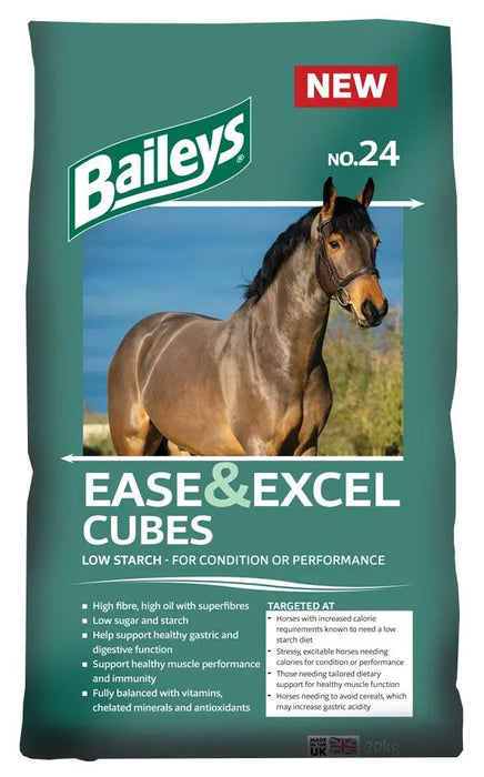 Baileys No.24 Ease & Excel Cubes 20kg - Chestnut Mill