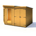 Barclay Summerhouse with side shed - 8'x11' - Chestnut Mill