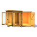 Barclay Summerhouse with side shed - 8'x11' - Chestnut Mill