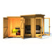 Barclay Summerhouse with side shed - 8'x11' - Chestnut Mill