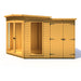 Barclay Summerhouse with side shed - 8'x11' - Chestnut Mill