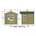 Buckingham Summerhouse 7' x 7' - August Special Offer - 10% OFF - Chestnut Mill