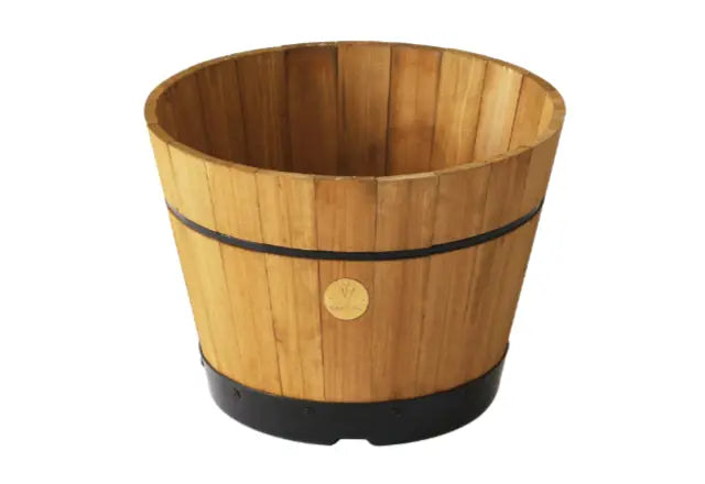 Build A Barrel by VegTrug, Medium 46cm - Natural (FSC 100%) - Chestnut Mill