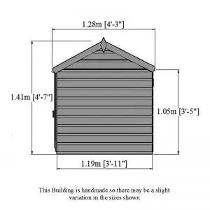 Bunny Playhouse 4' x 4' - Chestnut Mill