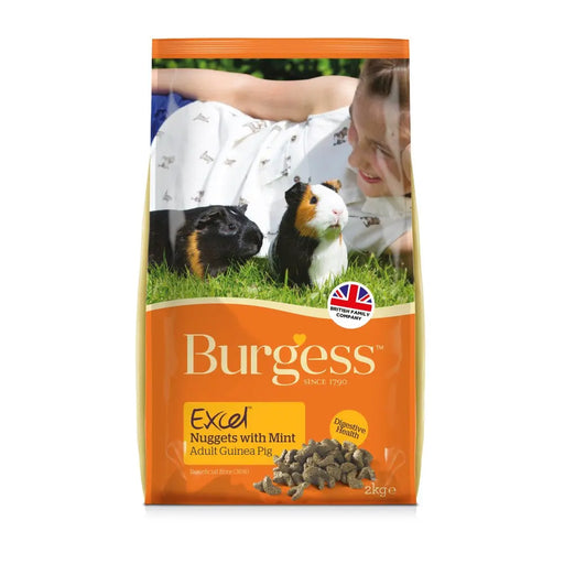 Burgess Excel Guinea Pig Nuggets - Various Sizes - Chestnut Mill