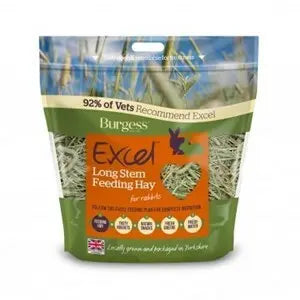 Burgess Excel Long Stem Timothy Hay for Rabbits  - 1 kg - Chestnut Mill