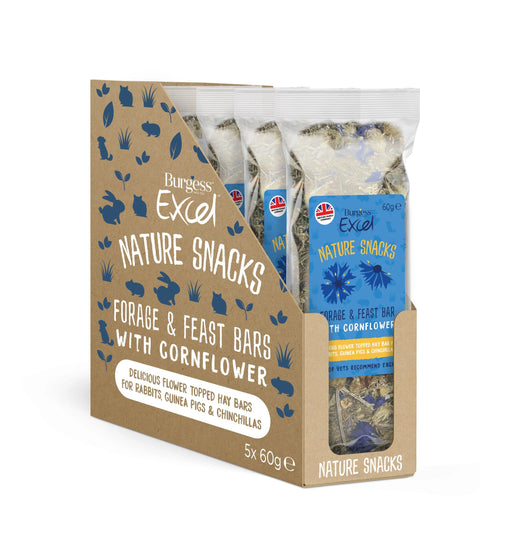 Burgess Excel Nature Snacks Cornflower Bars 5 x 60g - SEPTEMBER SPECIAL OFFER - 14% OFF - Chestnut Mill