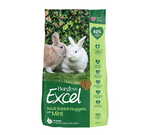 Burgess Excel Rabbit Nuggets - Various Sizes - Chestnut Mill