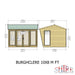 Burghclere Summerhouse Shiplap - 10'x8' - Chestnut Mill