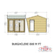 Burghclere Summerhouse Shiplap - 8'x8' - Chestnut Mill