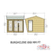 Burghclere Summerhouse Shiplap - 8'x8' - Chestnut Mill