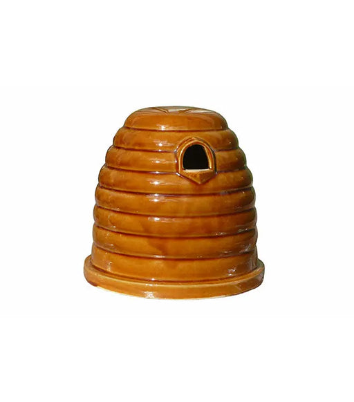 Ceramic Bee Skep With Nesting Material - Chestnut Mill