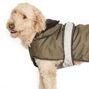 Danish Design Ultimate 2-in-1 Four Seasons Dog Coat - Khaki - Various Sizes - Chestnut Mill