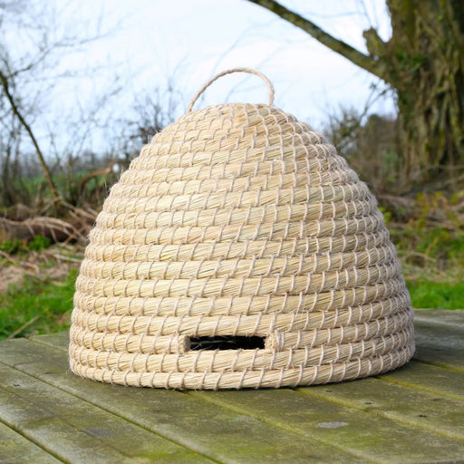 Decorative Bee Skep Natural - Chestnut Mill