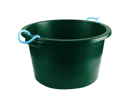 Earlswood Rope Handle Tub - Green - 40 Litre - Chestnut Mill