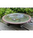 Echoes Bird Bath with 3 Glazed Feet - Chestnut Mill