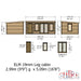 Elm Log Cabin - 10' x 17' - August Special Offer - 10% OFF - Chestnut Mill