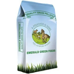 Emerald Green Grass Pellets  - 20 kg - Chestnut Mill