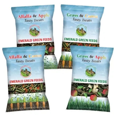 Emerald Green Tasty Treat Alfalfa & Apple - 225 g - Chestnut Mill