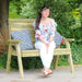 FREYA 2 SEATER BENCH - Chestnut Mill