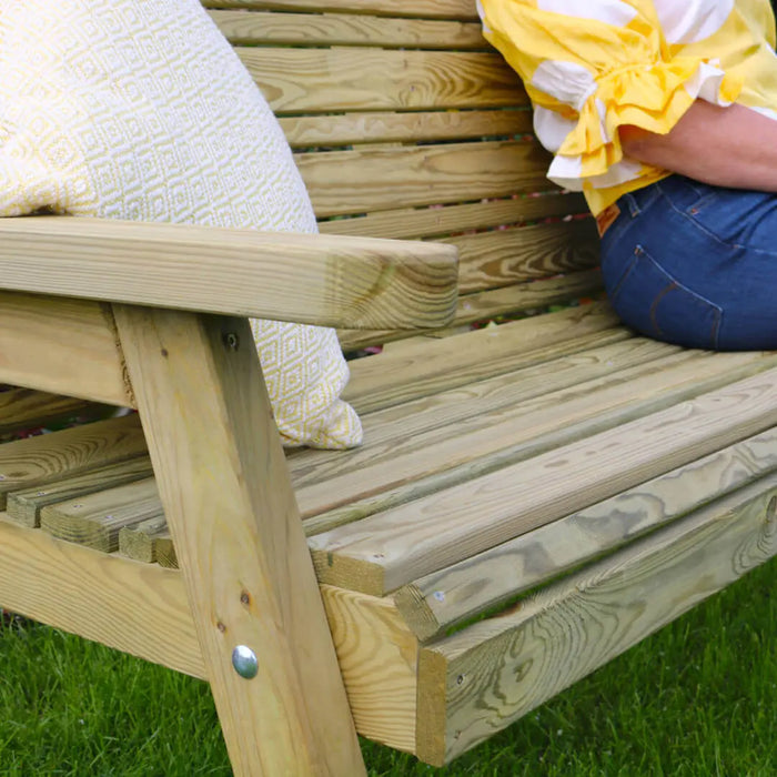 FREYA 3 SEATER BENCH - Chestnut Mill