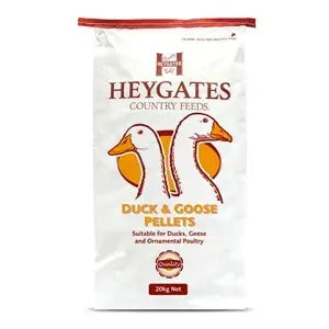 Heygates Duck & Goose Grower / Finisher Pellets  - 20 kg - Chestnut Mill