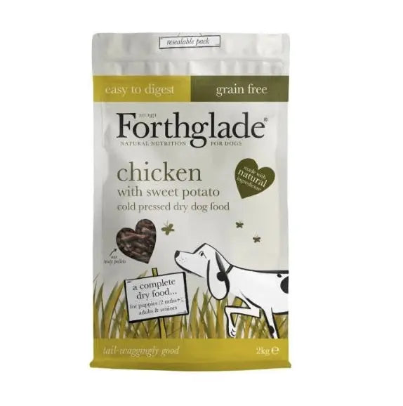 Forthglade Adult Dog Cold Press Grain Free Chicken - 2kg - SEPTEMBER SPECIAL OFFER - 15% OFF - Chestnut Mill