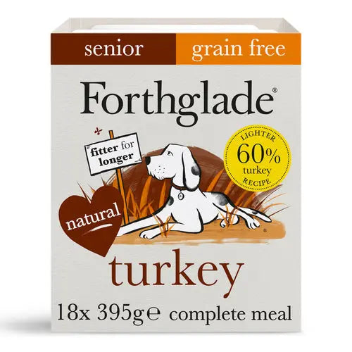 Forthglade Complete Senior Grain Free Turkey 18x395g - Chestnut Mill