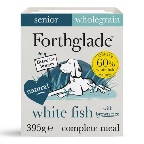 Forthglade Complete Senior Whole Grain White Fish 18x395g - Chestnut Mill