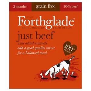 Forthglade Just Beef Grain Free 18x 395g - Chestnut Mill