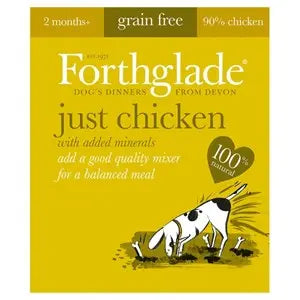 Forthglade Just Chicken Grain Free 18x 395g - Chestnut Mill