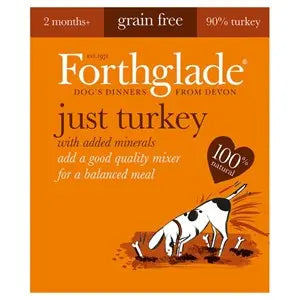 Forthglade Just Turkey Grain Free 18x 395g - Chestnut Mill