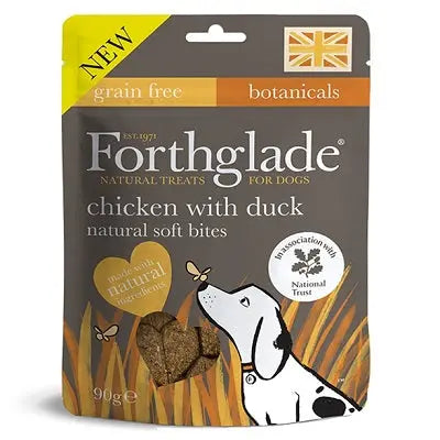 Forthglade National Trust Soft Bites Chicken with Duck Treats 8 x 90g - Chestnut Mill