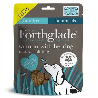 Forthglade National Trust Soft Bites Salmon & Herring Treats 8 x 90g - Chestnut Mill