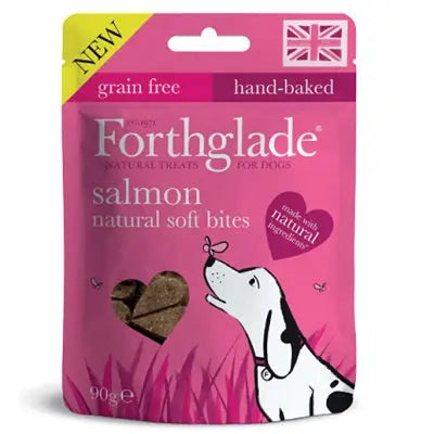 Forthglade Natural Soft Bites Salmon Treats 8 x 90g - Chestnut Mill