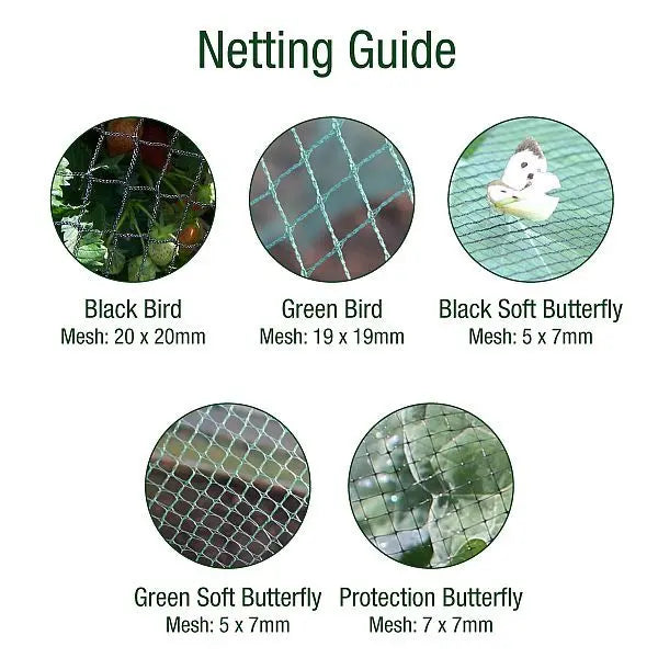 Large Fruit Cage Height 1.9m - Black Bird Netting/Fruit Netting - Various Sizes - Chestnut Mill