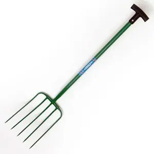 FynaLite Hi-Strength Manure Fork 5 Prong T Grip - Horse Stable Fork - Chestnut Mill