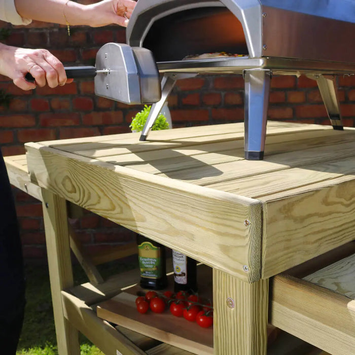 GARDEN PIZZA OVEN TABLE - Chestnut Mill