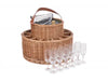 GREEN TWEED CHILLED GARDEN PARTY BASKET - Chestnut Mill