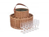 GREEN TWEED CHILLED GARDEN PARTY BASKET - Chestnut Mill