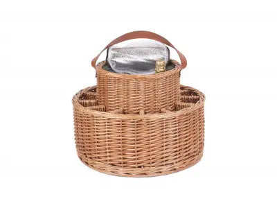 GREEN TWEED CHILLED GARDEN PARTY BASKET - Chestnut Mill