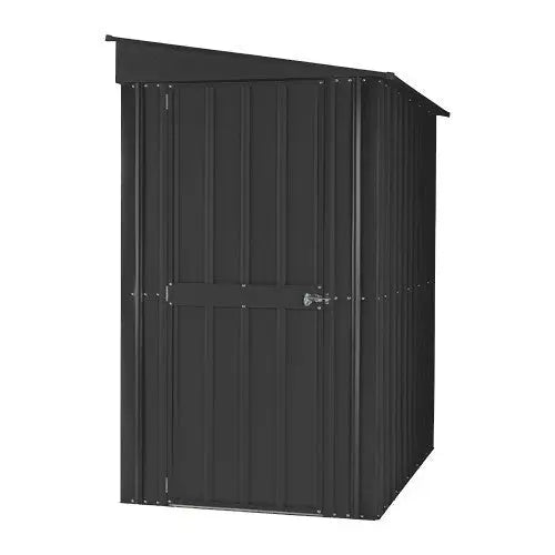 Global 4x6 Anthracite Grey Metal Lean-To Shed - Chestnut Mill